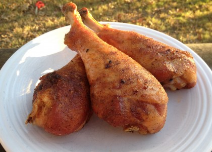 Dry rubbed Barbecue Turkey Wings
