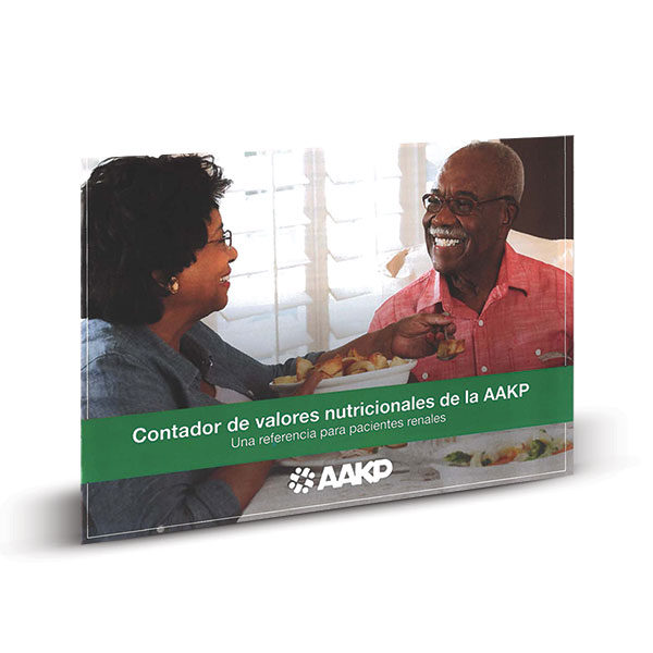 AAKP Nutrition Counter: A Reference For The Kidney Patient (Spanish)